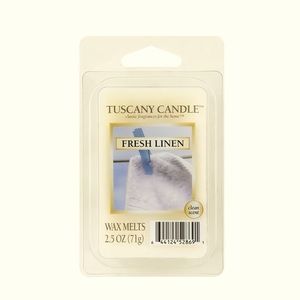 NIB Tuscany Candle 2.5oz Fresh Linen Wax Melts